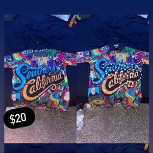 Oversized “ Southern California “ Button Down